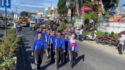 Polres Karo Kawal Gerak Jalan HUT RI ke-81 Berlangsung Aman dan Tertib