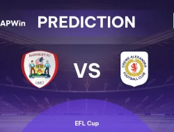 Prediksi Barnsley vs Crewe,  Carabao Cup  26  Agustus  2026