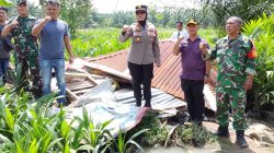 Kapolsek Binjai Pimpin Pembakaran Barak dan Sarang Narkoba