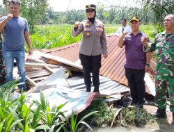 Kapolsek Binjai Pimpin Pembakaran Barak dan Sarang Narkoba