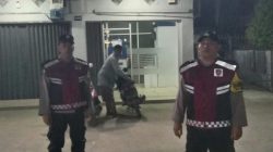 Polsek STR Patroli Malam Ciptakan Situasi Kondusif