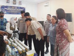 Polres Tanjungbalai dan BNN Tes Urine Relawan SPPG YKB