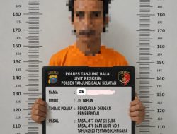 Polsek Tanjungbalai Selatan Tangkap Maling Rumah Kosong