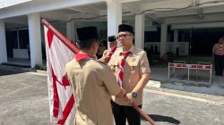 34 Orang Peserta Kontingen Pramuka Tanjungbalai Ikuti Jamnas XII di Cibubur