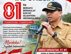 Peringatan HUT RI ke-81, Kadis DSABMBK Janso Sipahutar: Kemerdekaan Anugerah Terindah dari Para Pahlawan