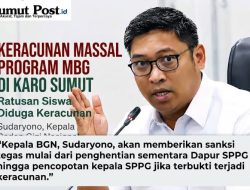 Kepala BGN Ancam Hentikan Dapur SPPG Buntut Ratusan Siswa SMA dan SMK di Karo