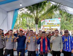Wabup Deli Serdang, Kapolrestabes dan Kapolda Sumut Hadiri Peresmian Jembatan Merah Putih Presisi di Kutalimbaru