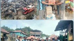 PAC IPK Tigabinanga Gerak Cepat Salurkan Bantuan kepada Korban Kebakaran di Desa Kuala