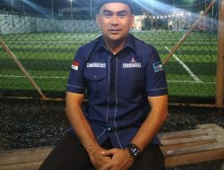 Pertandingan Futsal Meriahkan Puncak Lomba Rakyat Partai Demokrat di Binjai
