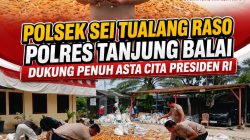 Dukung Asta Cita Presiden, Polsek Sei Tualang Raso Bantu Petani Olah 7 Ton Jagung