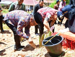 Hari Jadi ke-81 Tapteng, Pemkab Tanam Pohon dan Pulihkan Lahan Pascabencana di Sipange