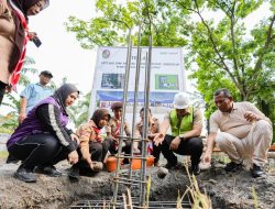 Bupati Letakkan Batu Pertama Pembangunan RKB Dan Aula SMPN 1 Beringin
