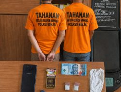 Transaksi Sabu Terendus, Dua Pria Diciduk Dalam Operasi Undercover Polres Binjai