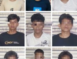 Sembilan Anggota Geng Motor Bornox Berstatus Pelajar Diciduk Polrestabes Medan