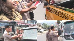 Semarak HUT ke-81 RI, Forkopimcam Tigabinanga Bagikan dan Pasang Bendera Merah Putih di Kendaraan Warga