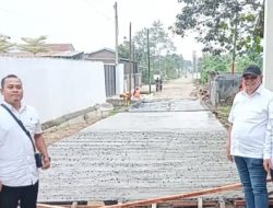 Anggota DPRD Deli Serdang Dahnil Ginting Apresiasi Pengaspalan Jalan di Dusun II Laut Dendang