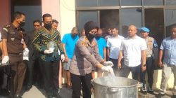 Polresta Deli Serdang Rebua 1,2 Kg Sabu; Tiga Tersangka Gagal Edarkan Ribuan Dosis Narkoba