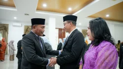 Wabup Lom Lom Lantik 17 Pejabat Pemkab Deli Serdang, Janso Sipahutar dan Suparno Dapat Amanah Strategis