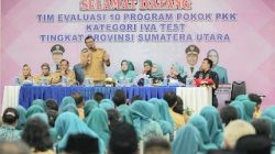 Ribuan Perempuan Dilayani Mobil IVA Test, Inovasi Deli Serdang Dievaluasi PKK Sumut