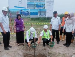 Bupati dan Wabup Deli Serdang Letakkan Batu Pertama Pembangunan WTP di Desa Tumpatan