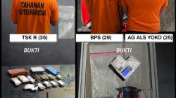 Perang Narkoba Berlanjut! Polres Binjai Ciduk 3 Pria, Barbuk Sabu dan Ekstasi