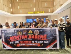 Sambut Hari Polwan ke-78, Polres Tanjungbalai Gelar Nobar Film Autopsy