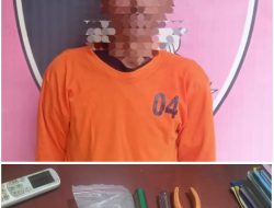 Bawa Obeng dan Tang, Fuek Diciduk Polisi Usai Bobol Rumah Warga