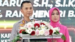 Gerbang Pora dan Parawel Parade Warnai Pelepasan AKBP Marganda, Sambut AKBP Hendri Nupia Dinka Barus