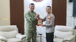 Perkuat Sinergitas TNI-Polri, Kapolres Simalungun Sambangi Makorem 022/PT