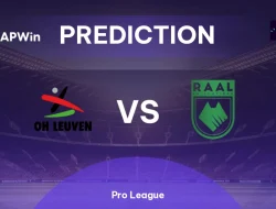 Prediksi Skor OH Leuven vs RAAL , Pro League Belgia 19 September 2026