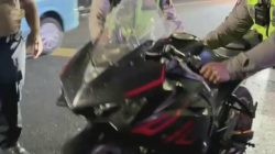 Gunakan Knalpot Brong, Sat Lantas Polrestabes Medan Amankan 29 Sepeda Motor