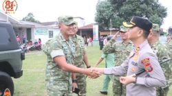 Kapolres Simalungun Hadiri Bazar Murah Peringatan HUT TNI Ke-81 di Rambung Merah