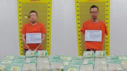 Polda Sumut Tangkap Dua Kurir Bawa Sabu 44 Kg dari Aceh