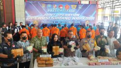 Polresta Deli Serdang Ungkap 30 Kasus Narkoba: 57 Tersangka Ditangkap dan 46,5 Kg Narkotika Disita