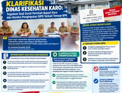 Bukan Salah Anggaran, Dinkes Karo Ungkap Sorotan BPK Rp5,23 Miliar Murni Kesalahan Teknis Input SIPD