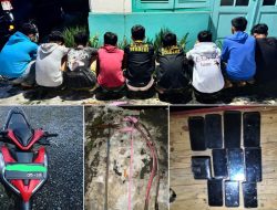 Digerebek Tim LIBAS di Binjai, 9 Remaja Diduga Hendak Tawuran Diamankan