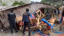 Polres dan BNNK Binjai Robohkan dan Bakar 10 Sarang Narkoba Dari 12 Penggerebekan