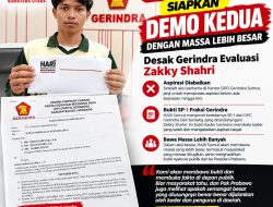 Desak Partai Gerindra Ganti Ketua DPRD Deli Serdang, HARI Sumut Siapkan Demo Gelombang Kedua