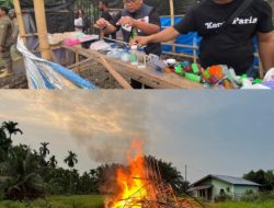 Barak Narkoba Desa Serbajadi Sunggal Digerebek Polrestabes Medan bersama Poldasu dan BNNP
