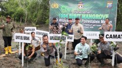 Green Police Polrestabes Medan Bersama Masyarakat Jaga Kelestarian Alam
